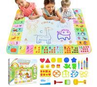 Cadeau Enfant 1-3 Ans - Tapis Dessin Eau Jouet Bebe 1 2 3 Ans, Jouets Educatifs pour Enfants Coloriage Géant Tapis de Peinture Cadeau pour Garcons Filles