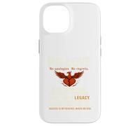 Cadeau Fantaisie « No Love Built from Pain Phoenix Rising ». Coque pour iPhone 14