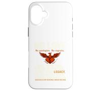 Cadeau Fantaisie « No Love Built from Pain Phoenix Rising ». Coque pour iPhone 16 Plus