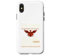 Cadeau Fantaisie « No Love Built from Pain Phoenix Rising ». Coque pour iPhone X/XS