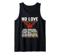 Cadeau Fantaisie « No Love Built from Pain Phoenix Rising ». Débardeur
