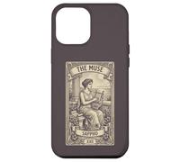 Cadeau féministe, poète Grec Sappho Bookish Dark Academia Coque pour iPhone 12 Pro Max