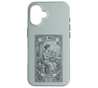 Cadeau féministe, poète Grec Sappho Bookish Dark Academia Coque pour iPhone 16