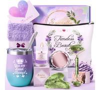 Cadeau Femme, Cadeau Anniversaire Femme 10PCS Personnalisé Coffrets Cadeau Inclus Mug Isotherme Noël, Fete des Meres, Saint-Valentin Maman Soeur Collegue Amie