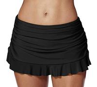 Cadeau Femme Femme Bikini Bas de Maillots de Bain Jupette avec Intégré Taille Haute Triangle Bas de Bikini Réglable Jupe de Sport Short de Bain Bikini de Plage Maillot Maillot De Bain Jupes Femme