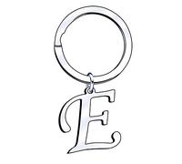 Cadeau Femme Homme Porte-clés,Initiale lettre porte-clés Cadeaux Sœurs Amitié Collègue Papa Marraine Parrain Meilleur Ami A B C D E F G H I J K L M N O P Q R S T U V W X Y Z (E)