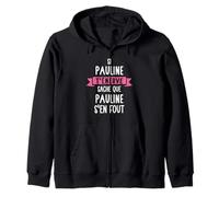 Cadeau Femme Humour Prénom Personnalisé Pauline Sweat à Capuche
