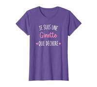 Cadeau Femme Personnalisé Prénom Ginette Qui Déchire T-Shirt