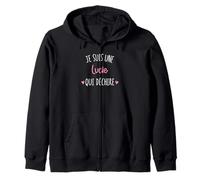Cadeau Femme Personnalisé Prénom Lucie Qui Déchire Sweat à Capuche