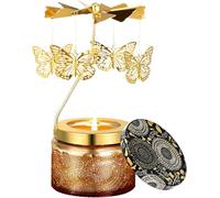 Cadeau Femme, Rotatives Papillon Bougie Parfumées Ensemble Cadeau pour Bath Yoga, Cadeau pour Maman Cadeau Fête des Mères Cadeau Saint Valentin Cadeaux de Noël pour Maman