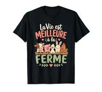 Cadeau Ferme Animaux Mignons et Vie Rurale T-Shirt