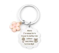 Cadeau Fete des Grand Mere Cadeau Mamie Porte Clef Cadeau Mamie Original Cadeau Anniversaire Mamie Cadeau Grand Mere Idee Cadeau pour Mamie Personnalisé Fete des Mere Idée Cadeau Grand Parent Noel