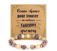 Cadeau Fête des Grands-Pères, Bracelet Pierre Naturelle pour Grand-Mère et Maman, Mamie, Papa, Parents, Marraine, Sœur, Tata, Collègues, Couple, Parrain, Frère, Tonton, Fils
