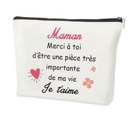 Cadeau Fete des Meres,Anniversaire Merci Original Utile Remerciement Bonne Idee Noel Personnalisé Cadeau pour Maman,Cadeau pour la Fête des Mères Trousse de Maquillage