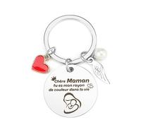 Cadeau Fete Des Meres,Cadeau Maman,Bonne Fete Maman,Porte Clé Maman,Cadeau Anniversaire Maman,Cadeau Naissance Maman,Future Maman,Cadeau Moins De 10 Euros,Petit Cadeau Pas Cher