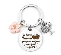 Cadeau Fete Des Meres,Cadeau Maman,Porte Clé Maman,Cadeau Anniversaire Maman,Bonne Fete Maman,Cadeau Naissance Maman,Future Maman,Cadeau Moins De 10 Euros,Petit Cadeau Pas Cher