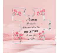 Cadeau Fete des Meres Cadeaux Fête des Meres Cadeau Mere Cadeau Anniversaire Maman Acryliques Puzzle Ideecadeau pour Maman Cadeau Jeune Maman Cadeau Maman Cadeau pour Sa Maman Cadeau Naissance Mama