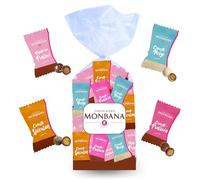 Cadeau Fête des Mères | MONBANA - Assortiment de 100 Délicieuses Croustilles au Chocolat | A offrir ou à déguster en toute intimité autour d'un café ou une boisson gourmande