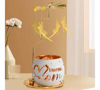 Cadeau Fête des Mères, photophore en Verre gravé, Cadeau Anniversaire Maman, photophore avec Gravure Cadeau pour Maman, Lanterne avec Cadeau d'anniversaire de Gravure, Cadeaux pour Petite Amie