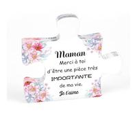 Cadeau Fete des Meres pour Maman Idee Cadeau Maman Anniversaire Acrylique Puzzle Cadeau Anniversaire Maman Cadeau Maman Noel Cadeau pour Maman Apres Accouchement Cadeau Future Maman