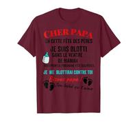Cadeau fête des pères bonne fête des pères futur papa T-Shirt