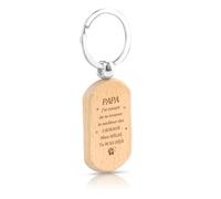Cadeau Fete Des Peres,Cadeau Papa,Cadeau Anniversaire Papa,Cadeau Pour Papa,Cadeau Pere,Cadeau Futur Papa,Don Papa,Idée Cadeau Papa,Cadeau Papa Original,Cadeau Papa Noel,Porte-Clés En Bois Papa
