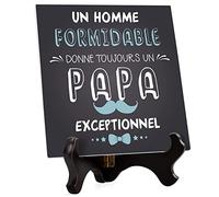 Cadeau Fête des Pères, Cadeau Papa Plaque, Cadeau Papa la Part de sa Fille Fils, Cadeau Futur Papa, Beaux Cadeau Papa pour Anniversaire, Noël, Thanksgiving, Je t'aime Cadeau Papa