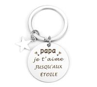 Cadeau Fete Des Peres Original Cadeau Papa Porte-Clés Cadeau Noël Papa Porte Clés De Papa Cadeau Pour Papa Cadeau Anniversaire Papa Cadeaux Homme Cadeaux Papa De Fille Fils Cadeau Papa Noel