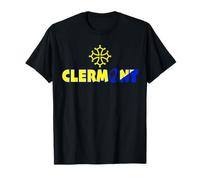 Cadeau Fierté Rugby Clermont Supporter Joueur Jaune Et Bleu T-Shirt