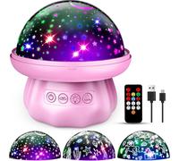 Cadeau Fille 3 4 5 6 7 8 Ans, Sirène Licorne Projecteur Ciel Etoile Rechargeable Jouet Fille 3 4 5 6 7 8 Ans Decoration Chambre, 360°Rotation Telecommandé Veilleuse Enfant Lampe De Chevet
