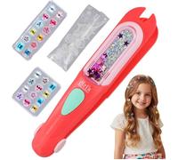 Cadeau Fille 5 6 7 8 9 10 Ans, Cheveux Diamond Styler Kit, Machine a Tresse Machine Strass Cheveux, Enfants 8 9 10 Ans