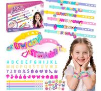 Cadeau Fille 5 6 7 8 9 ans: Fabriquez vos Propres Bracelets D'amitié, Activité Manuelle Kit Bracelet Enfant Jouets Creatifs pour Enfants à Partir de 5 ans, Cadeaux Anniversaire Filles 5 6 7 8 9 ans