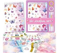 Cadeau fille 6 7 8 9 10 11 12 13 ans, set scrapbooking bricolage enfant, set bricolage fille, set créatif Noël cadeau rentrée scolaire cadeaux,Style B