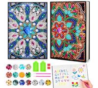 Cadeau Fille 6 7 8 9 10 Ans Enfant: Diamond Painting Enfant Jouets pour Filles de 5-12 Ans, Activité Manuelle Filles 6-10 Ans, Mandala Carnet Notes DIY Diamant Peinture Créatifs Cadeau Anniversaire
