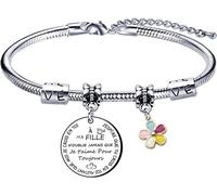 Cadeau Fille Bracelets Femme Cadeau D'anniversaire Garçon Fille Enfant Je T'aime Ma Fille Cadeau Fille à Ma Fille Bracelet Femme