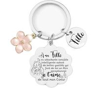 Cadeau Fille Porte Clef Femme Idee Cadeau Ado Fille Mere Cadeau Anniversaire Fille Cadeau Adolescente Fille Idee Cadeau Femme Utile Cadeau Pour Belle Fille Cadeau Petite Fille Je t'aime Ma Fille (3)