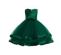 Cadeau Fille Robe de Princesse Soiree Robes Bapteme de Communion d'anniversaire du Soir Communion Anniversaire Fête Robe de Mariée Dress Filles Chic et Elegant Dresses Pas Cher 3-8 ans
