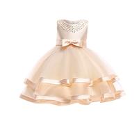 Cadeau Fille Robe de Princesse Soiree Robes Bapteme de Communion d'anniversaire du Soir Communion Anniversaire Fête Robe de Mariée Dress Filles Chic et Elegant Dresses Pas Cher 3-8 ans
