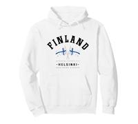 Cadeau Finlande Helsinki Drapeau Finlandais République de Finlande Sweat à Capuche