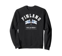 Cadeau Finlande Helsinki Drapeau Finlandais République de Finlande Sweatshirt