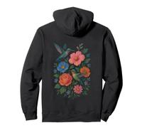 Cadeau floral colibri pour femme Sweat à Capuche