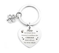 Cadeau Frere Porte Clef Idee Cadeau Frere Original Cadeaux Pour Frère Anniversaire Saint Valentin Secret Santa Fete Des Pere Porte-Clés Cadeaux Frère Amitié Famille Nouvel An Noël