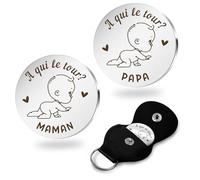 Cadeau Futur Papa,Cadeau Future Maman,Cadeau Jeune Maman,Cadeau Naissance,Cadeau Futur Parents,Cadeau Pour Maman Apres Accouchement,Cadeau Jeune Parents,Pièce De Monnaie De Décision,Cadeau Maman
