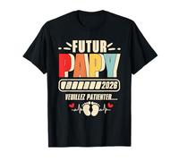 Cadeau Futur Papy 2026 Grand Père Annonce Grossesse Bébé T-Shirt