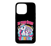 Cadeau Future Grande Soeur Drôle Annonce Licorne Bêtises Coque pour iPhone 15 Pro Max