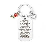 Cadeau Future Maman Porte Clef - Femme Enceinte, Après Accouchement, Annonce Grossesse, Fêtes Des Mères - Offerts Par Le Mari Amis