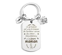 Cadeau Future Maman - Porte Clef, Fête Des Mères, Anniversaire, Grossesse - Idée Originale Du Mari à Sa Femme Enceinte
