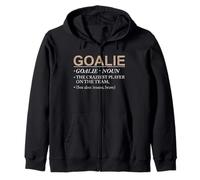 Cadeau Gardien de But Le Joueur Le Plus Fou de l'équipe Brave Goalie Sweat à Capuche
