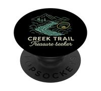 Cadeau Gold Panning Hobby Creek Pan Sluice Prospector PopSockets PopGrip Adhésif