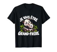 Cadeau Grand Frère Panda Annonce Grossesse Bébé Famille T-Shirt